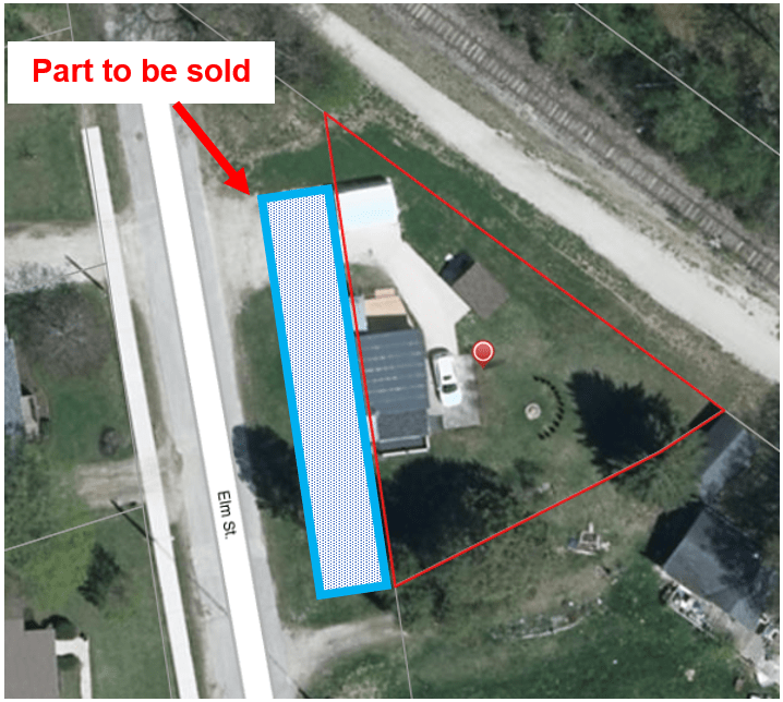 Elm Street Land Sale - Sept 28 2021