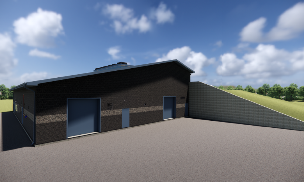 Klondike Park Road Well Site - Artists Rendering