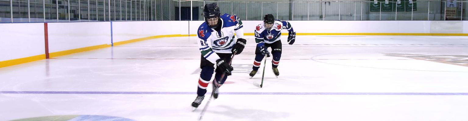Hockey Players at the Stayner Arena