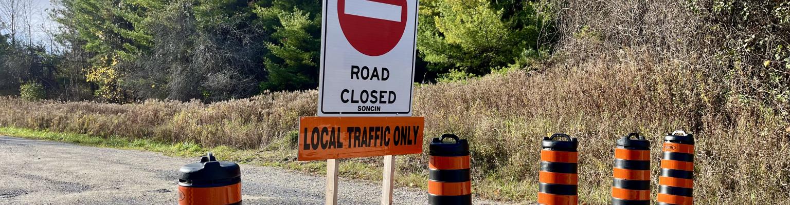 Road Closure Signage