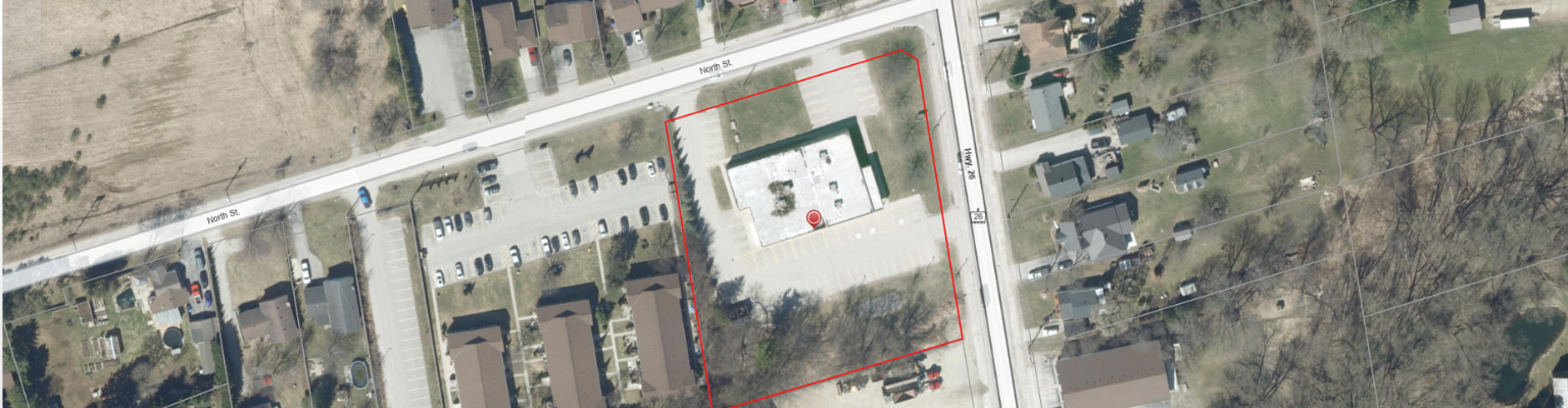 Google Maps Example of an Encroachment
