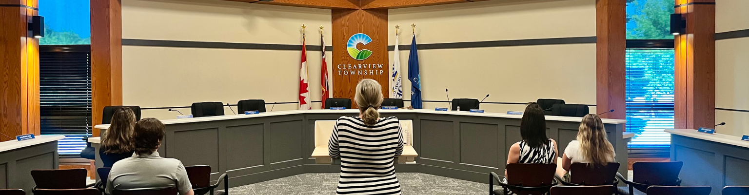 Public Participating at Clearview Council