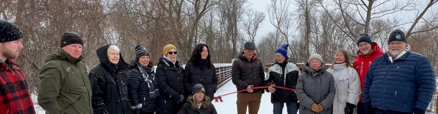 Ed Christie Memorial Bridge Ribbon Cutting