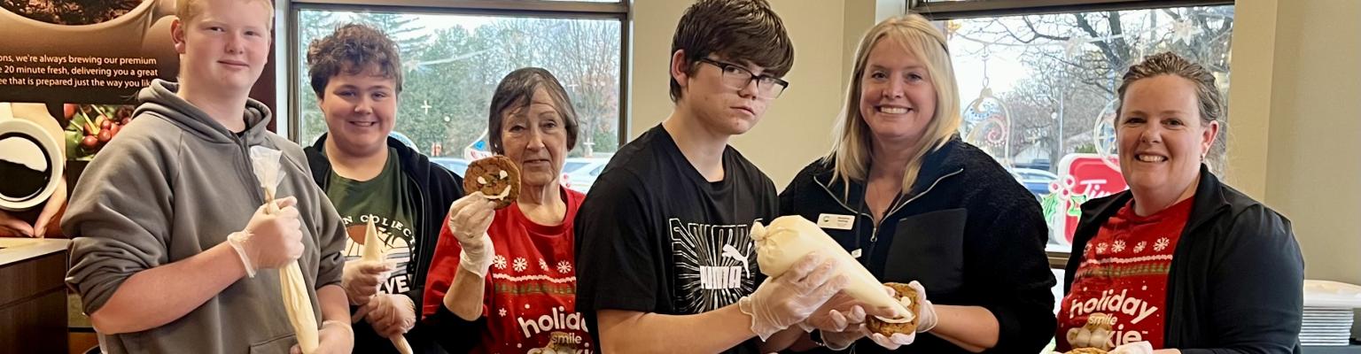 Clearview Youth Decorating Holiday Smile Cookies