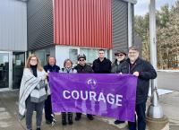Courage 2022 Flag Raising