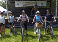 Trail Tunes Cyclists at Centennial Park
