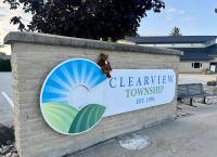 Teddy at the Clearview Admin Centre