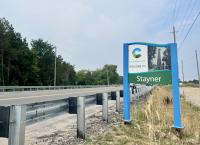 Stayner Community Sign on Highway 26